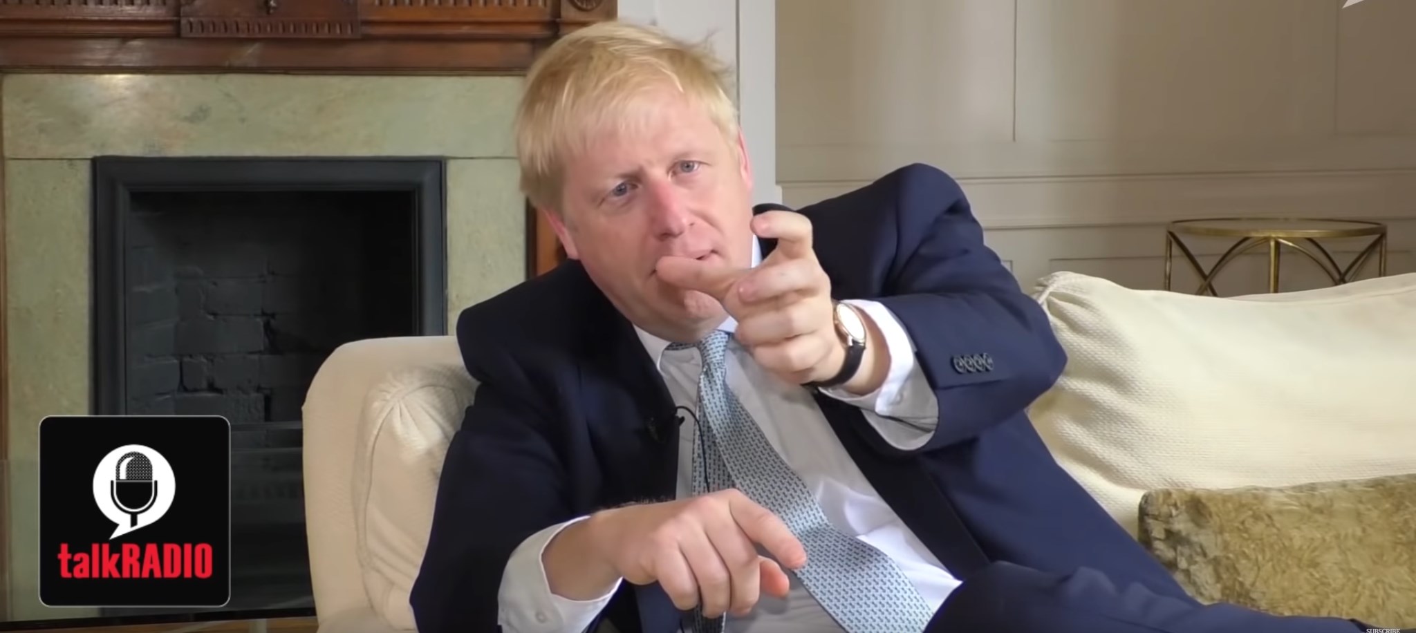 Boris Johnson during his TalkRadio interview